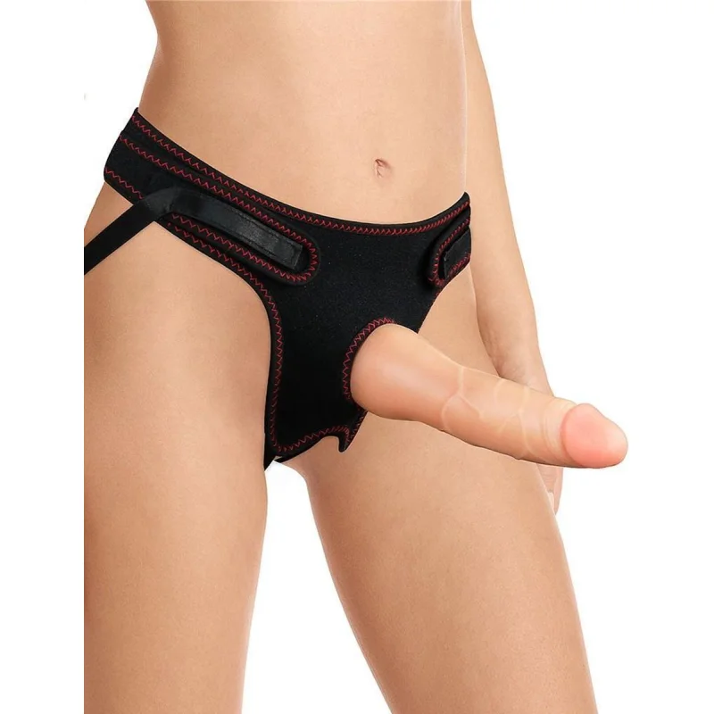 Strap On Easy Dildo Natural Detasabil 20 cm