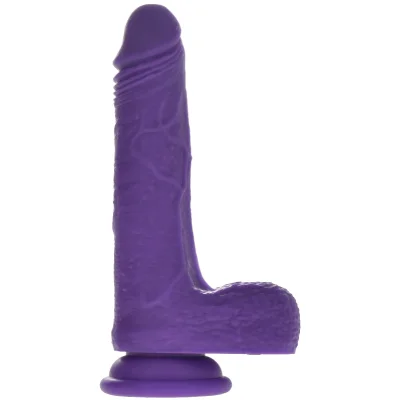 Dildo Realist Hetty Color Changing Silicon Lichid Mov 18.5 cm Mokko Toys