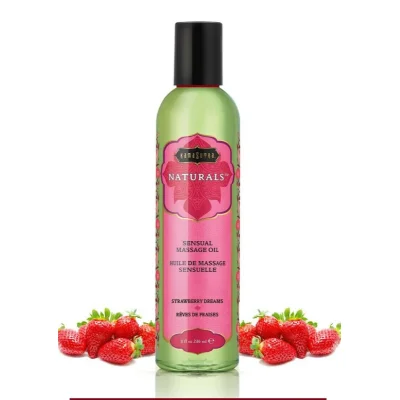 Ulei de Masaj Naturals cu Aroma de Capsuni 236 ml