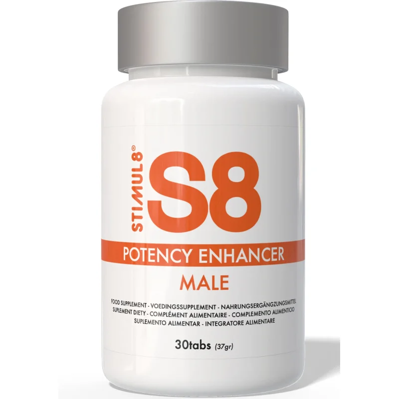 Supliment alimentar S8 - Potency Enhancer, pentru potență și perfomanțe sexuale îmbunătățite, 30 buc
