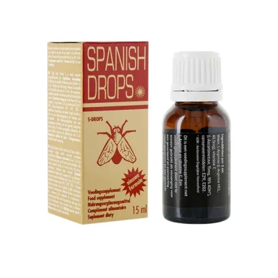 Picături pentru vitalitate sexuală SPANISH FLY Gold energie și dorință intensă, 15 ml