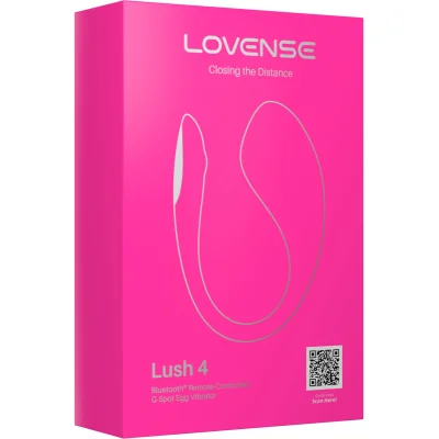 Vibrator cu vibrații LOVENSE – Lush 4, control prin aplicație, stimulare punct G, LED interactiv, silicon medical
