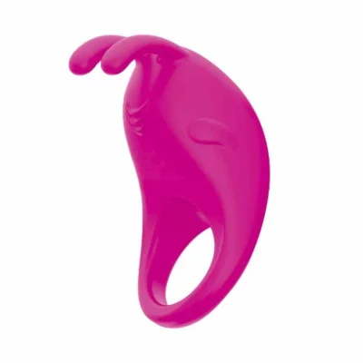 Inel de Penis Moressa Brad USB 7 Functii Silicon Roz