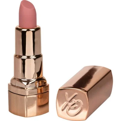 Vibrator bullet cu vibrații CALEXOTICS – Bala Lipstick, 10 moduri, reîncărcabil USB, silicon/ABS, roz