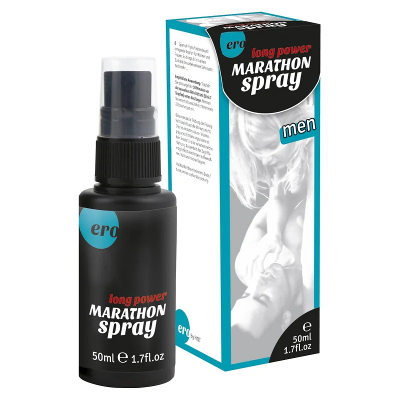 Spray intim Ero – Marathon Long Power, pentru întârzierea ejaculării si prelungirea plăcerii, 50 ml