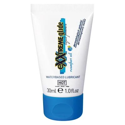 Lubrifiant Hot - eXXtreme glide, comfort oil, pe baza de apa, 30 ml