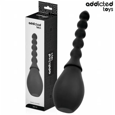 Duș anal ADDICTED TOYS – Travel Cleaner Silicone Model 2, capacitate 160 ml, design compact
