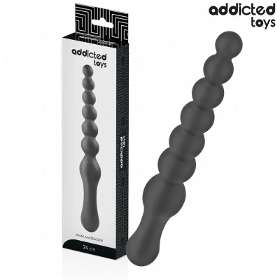 Plug anal ADDICTED TOYS – Double Anal Massager Silicone, design progresiv, silicon medical, 24 cm