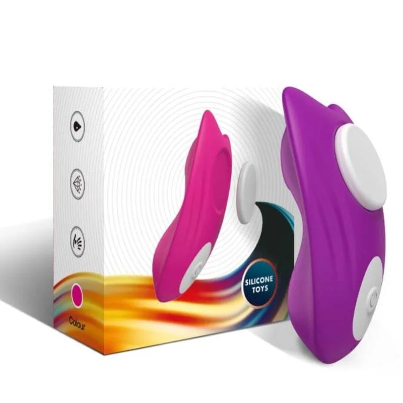 Vibrator Armony – Butterfly cu telecomandă, 9 funcții de vibrație pentru stimularea clitoridiană și punctului G, mov