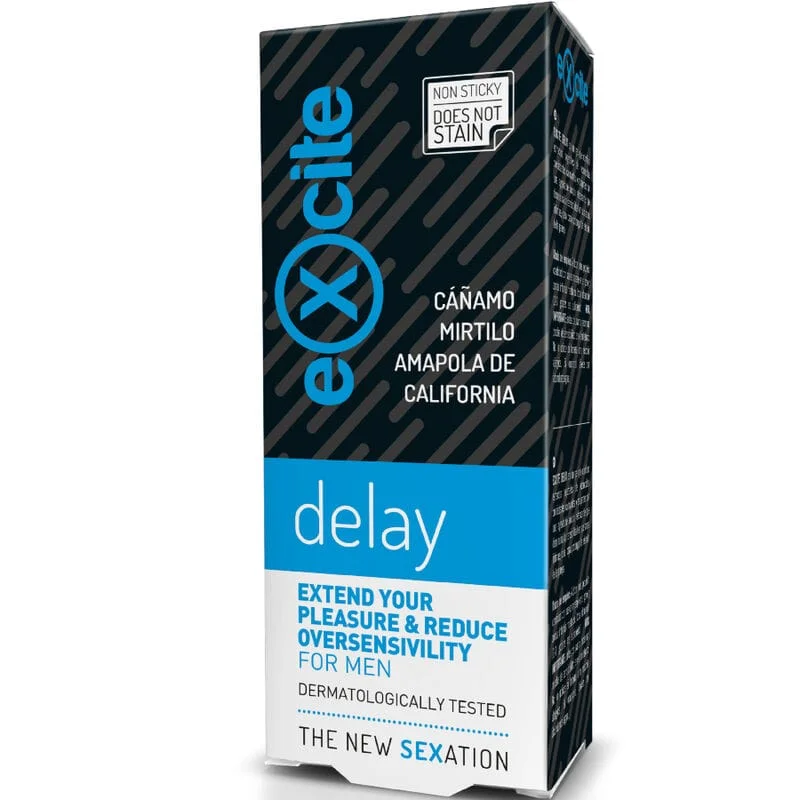 Gel Excite – Delay, pentru întârzierea ejaculării și reducerea sensibilității, 20 ml