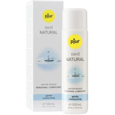 Lubrifiant Pjur – Med Natural, pe bază de apă, pentru hidratare delicată și protecția pielii sensibile, 100 ml
