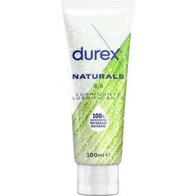 Gel lubrifiant Durex – Naturals Intimate, pe bază de apă, pentru hidratare și lubrifiere naturală, 100 ml
