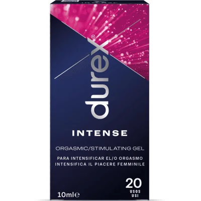 Gel lubrifiant Durex – Orgasmic, pe bază de apă, pentru stimulare intensă și plăcere amplificată, 10 ml