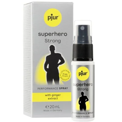 Spray Pjur – Superhero Strong, pentru întârzierea ejaculării și performanță prelungită, 20 ml