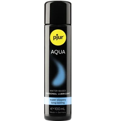 Gel lubrifiant Pjur – Aqua, pe bază de apă, pentru hidratare și lubrifiere naturală, 100 ml
