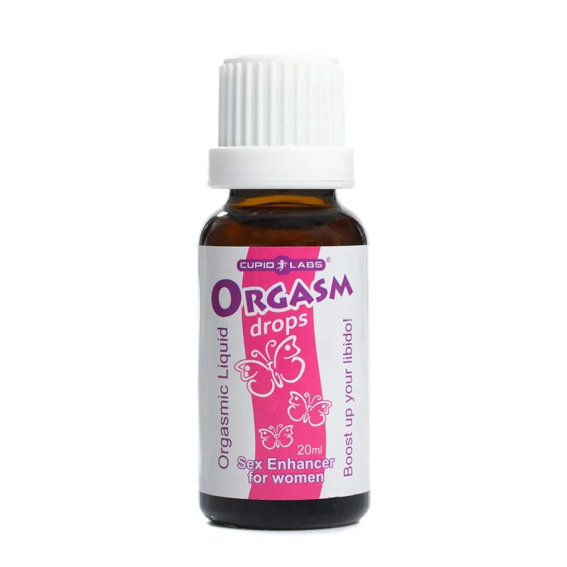Picături afrodisiace Cupid – Orgasm Drops, pentru femei, stimulează creșterea dorinței sexuale, 20 ml