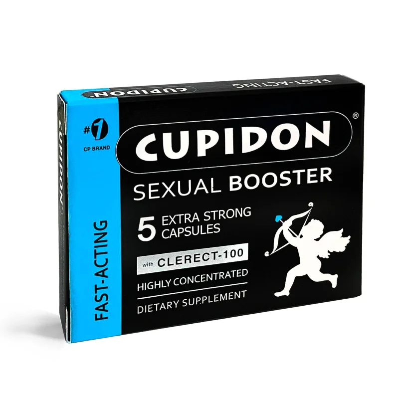 Supliment alimentar Cupid – Cupidon Sexual Booster, pentru îmbunătățirea erecției, 5 buc