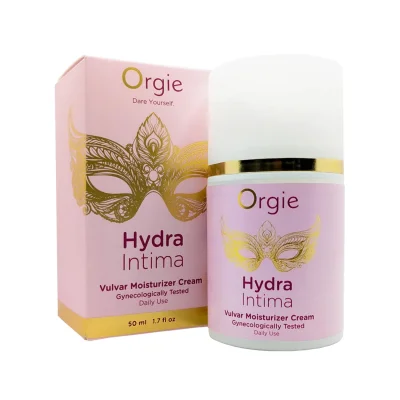 Cremă hidratantă pentru femei Orgie - Hydra Intima, reduce uscăciunea și îmbunătățește elasticitatea pielii, 50 ml