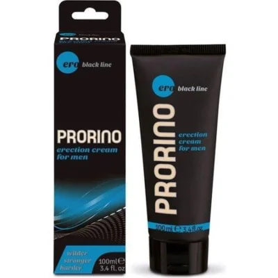 Cremă pentru bărbați ERO - PRORINO Black Line, pentru stimularea erecției, 100 ml