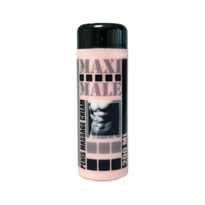 Cremă de masaj pentru bărbați RUF - Maxi Male, pentru stimulare și hidratare intensă, 200 ml