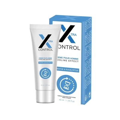 Gel pentru întârzierea ejaculării RUF – X-tra Control, efect răcoritor și de control, 40 ml