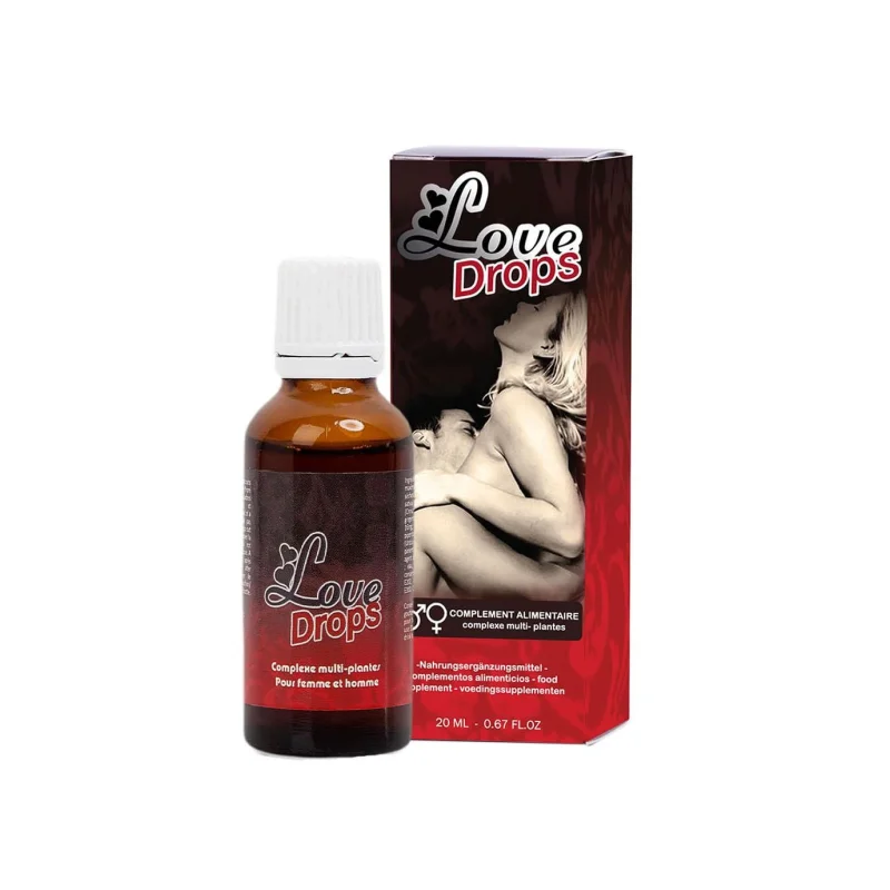 Picături afrodisiace Ruf – Love Drops, pentru stimularea dorinței, efect intens de excitare, 20 ml