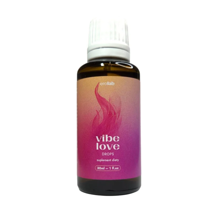 Picături afrodisiace Erolab - Vibe Love Drops, crește dorința și stimulează libidoul, 30 ml