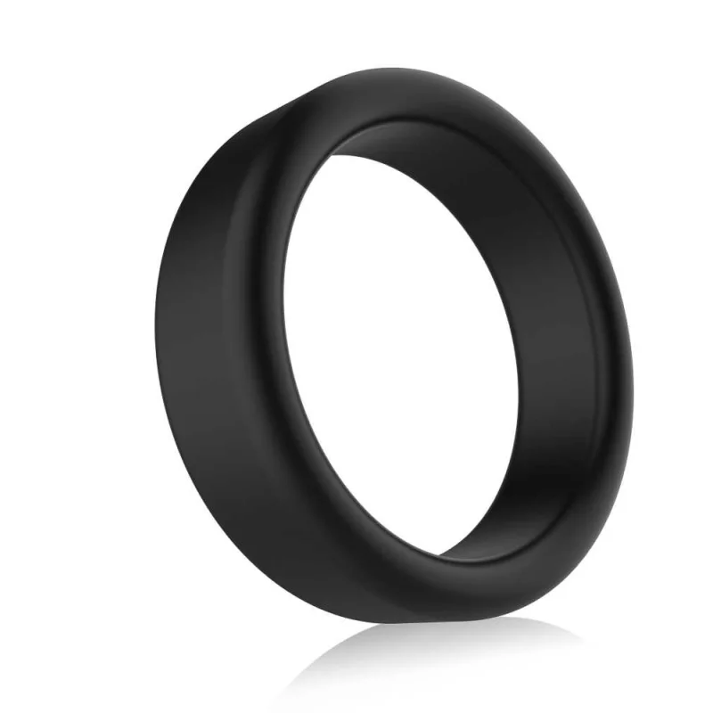 Inel de Penis Medium Super Cock Ring Silicon Negru Passion Labs