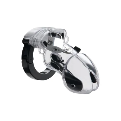 Cusca de Castitate cu Electrostimulare Pubic Enemy No. 1