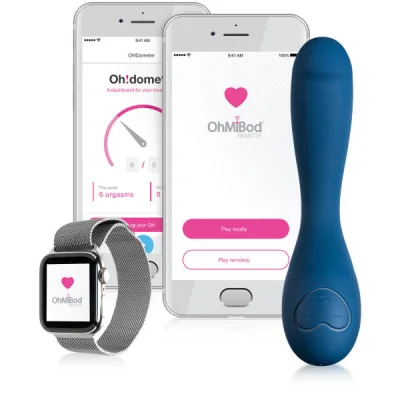 Vibrator Blue Motion Nex 2 Bluetooth Control Free App Silicon Albastru
