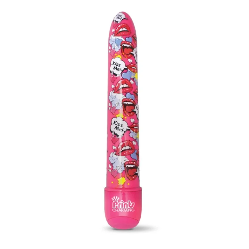 Vibrator Clasic Prints Charming 10 Moduri Vibratii Roz 19 cm