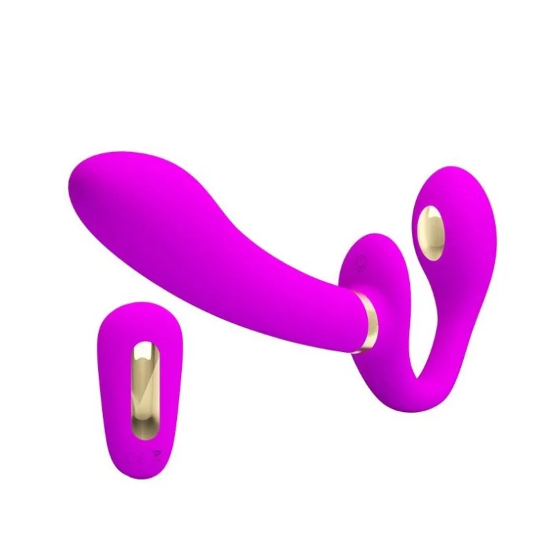 Strap-on Thunderbird Female Remote Control, 12 Moduri Vibratii, 3 Moduri Electrosocuri, Silicon, USB, Mov