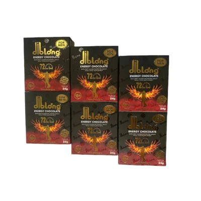 Set 6 Bucati- Ciocolata Afrodisiaca Barbati DIBLONG Energy Chocolate 24 gr.