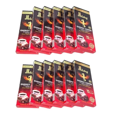 Set 12 Bucati- Cafea Solubila Afrodisiaca Diblong Energy Coffee 10 gr.
