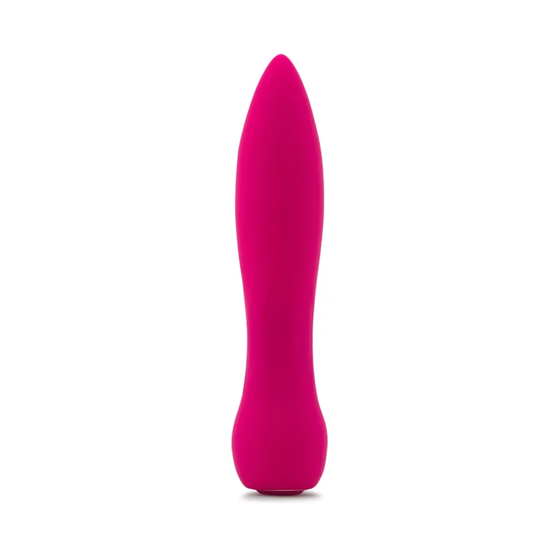 Vibrator Bobbii Power Flex Bullet, 69 Moduri Vibratii, Silicon, USB, Fuchsia, 13 cm