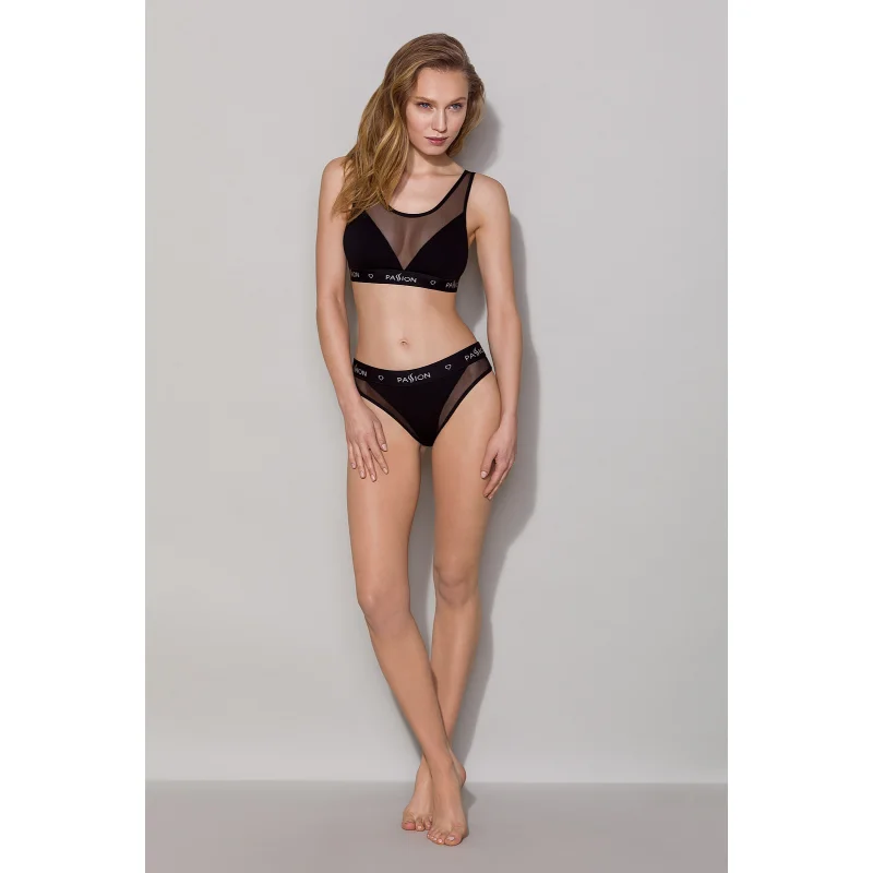 Sutien cu Plasa Sport Edition, Negru, S