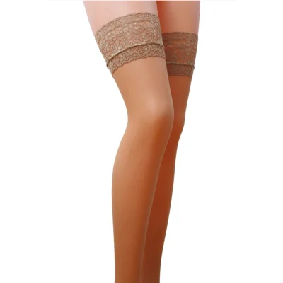 Ciorapi cu Autosustinere, 17 DEN, Visone, XS/S