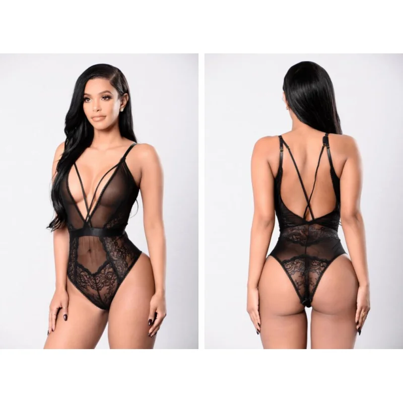 Body Eveline Negru, L, JGF Lingerie