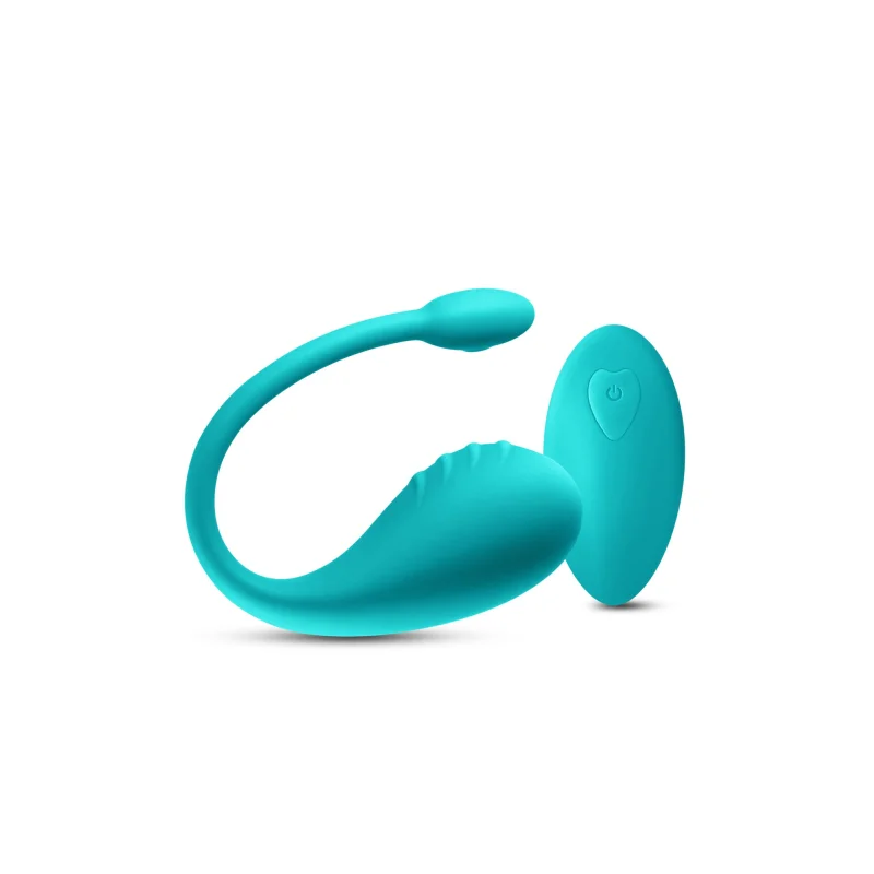 Vibrator Cuplu Inya Venus Remote Control, 10 Moduri Vibratii, Silicon, USB, Albastru