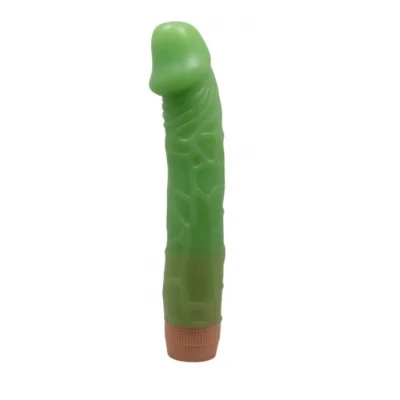 Vibrator Realist Bill, Multispeed, Verde, 22.5 cm
