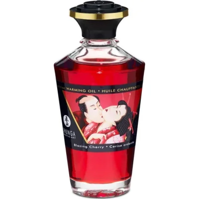Ulei Afrodisiac Blazing Cherry Cu Efect De Incalzire 100 ml