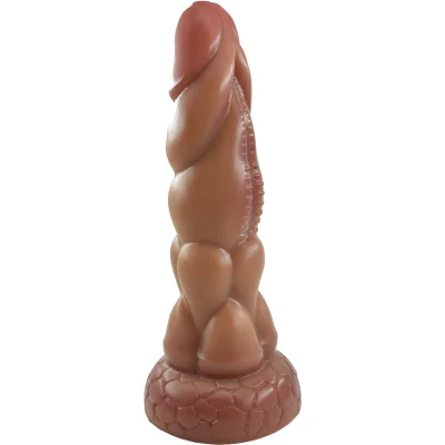 Dildo No.13 Fantasy Beasts, Silicon Lichid, Maro, 21 cm