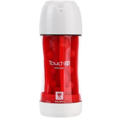 Masturbator Volcano Galaku, 20 Moduri Vibratii, USB, Rosu