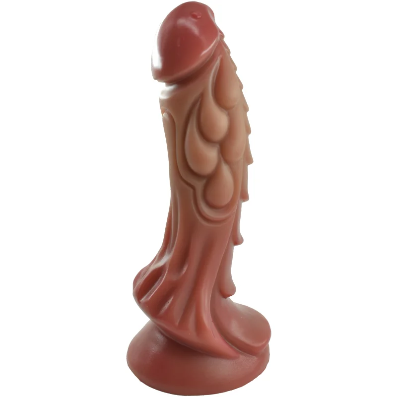 Dildo No.16 Fantasy Beasts, Silicon Lichid, Maro, 21 cm