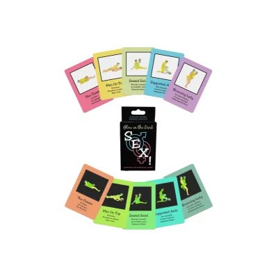 Joc de Carti Fosforescente cu Pozitii Sexuale