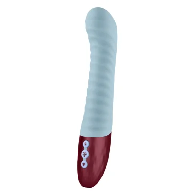 Vibrator Lola G FemmeFunn, 8 Moduri Vibratii, Silicon Lichid, USB, Albastru, 23.9 cm