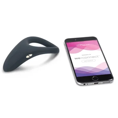 Inel Penis Verge, Silicon, Bluetooth, Free App, IPX 7, USB, Negru