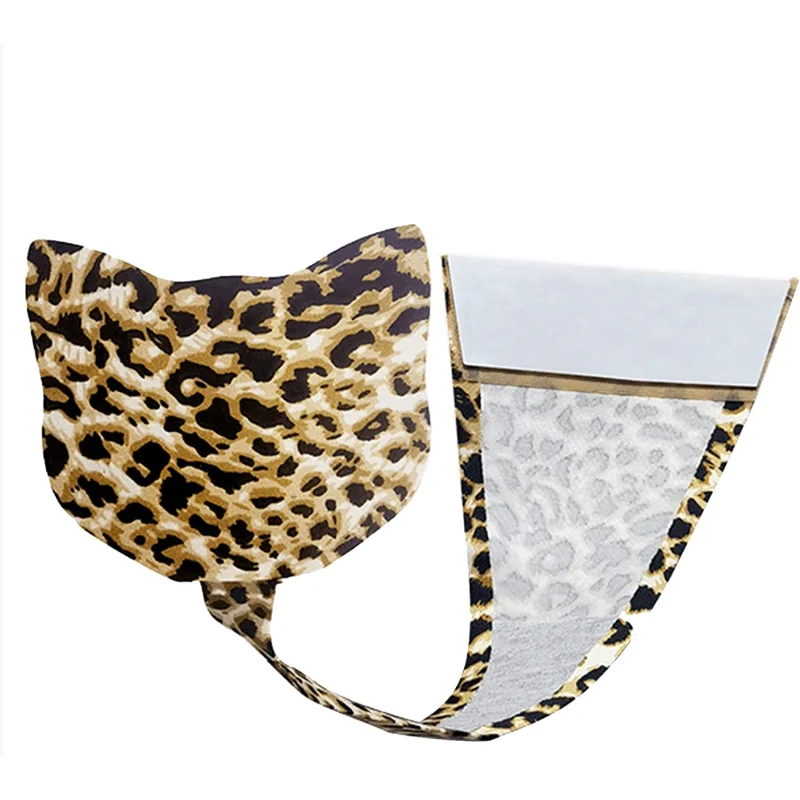 Bikini Adezivi fara Bretele, Forma Pisica, Leopard, XL, JGF Lingerie