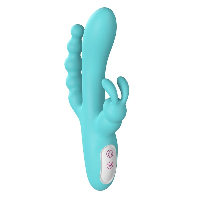 Vibrator Flirt, 9 Moduri Vibratii, Silicon, USB, Verde, 21.6 cm, Passion Labs