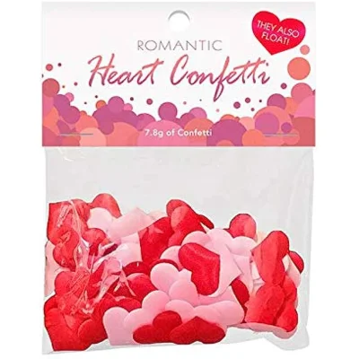 Romantic Heart Confetti, Poliester, 7.8 gr